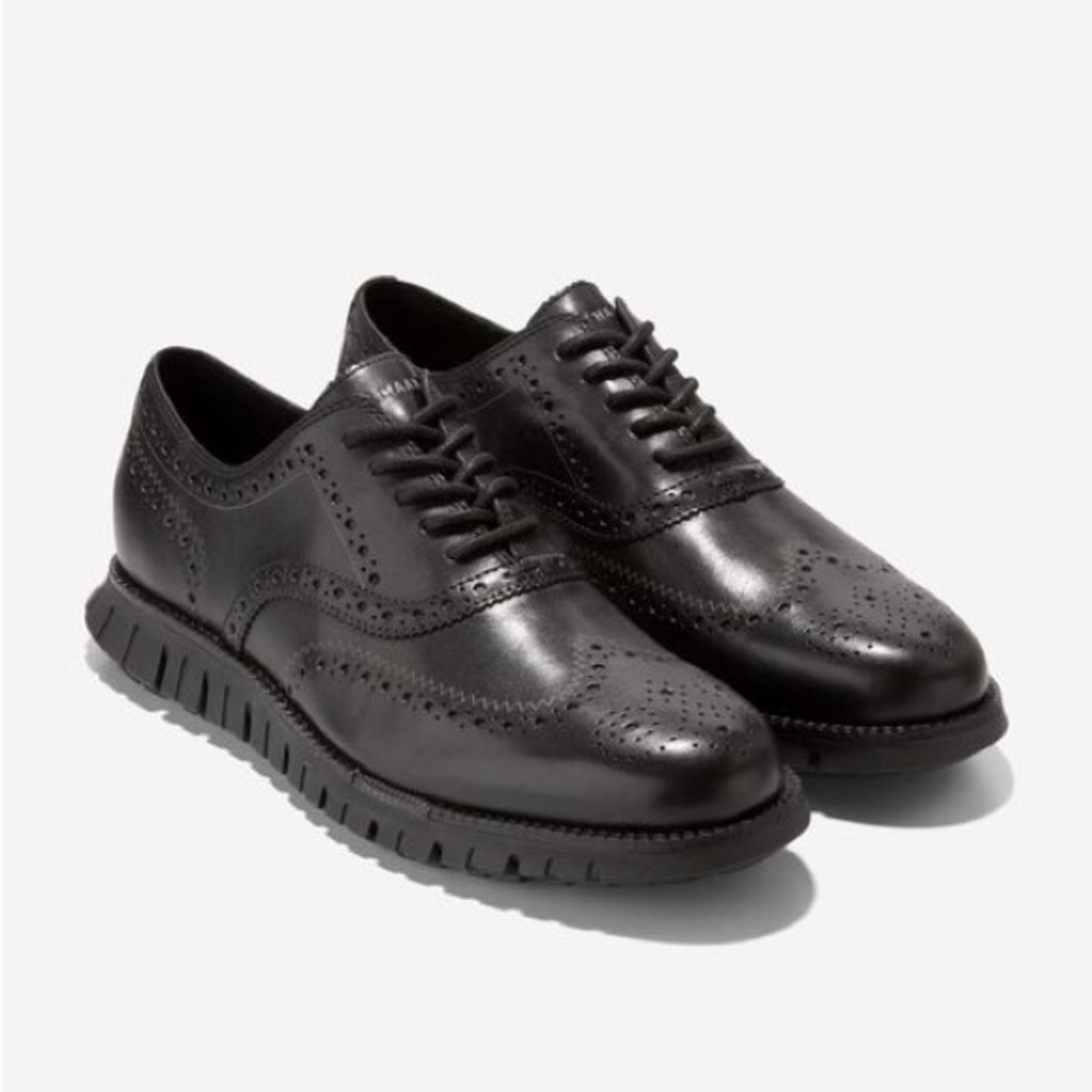 Cole Haan Black Wingtip Oxfords | Size 9